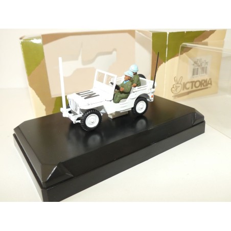 JEEP WILLYS UNITED NATIONS LEBANNON 1978 MILITAIRE VICTORIA R023 1:43