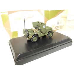 JEEP WILLYS ARMOURED CAR GENERAL LECLERC MILITAIRE VICTORIA R017 1:43