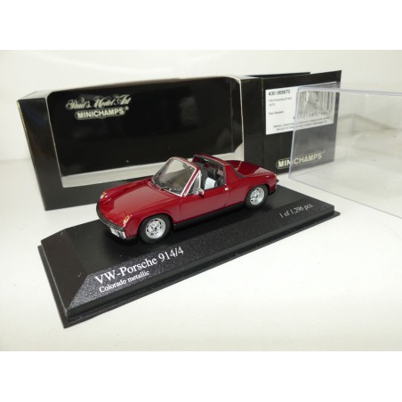 PORSCHE 914/4 1973 Rouge Bordeaux MINICHAMPS 1:43
