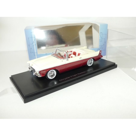CHRYSLER FLIGHT SWEEP I 1955 Blanc et Bordeaux NEO CONCEPT 1:43