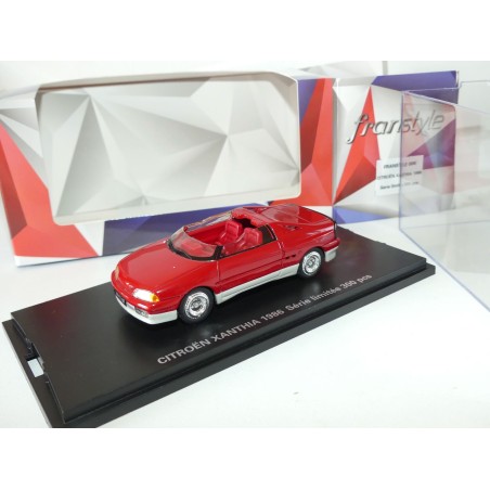 CITROEN XANTHIA 1986 Rouge CONCEPT CAR FRANSTYLE MOMACO 1:43