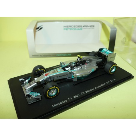 MERCEDES F1 W05 N°6 GP D'AUSTRALIE 2014 N. ROSBERG SPARK S3087 1:43