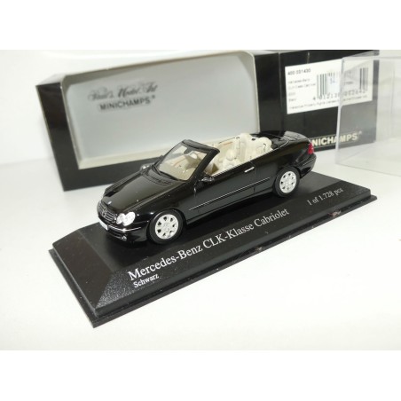 MERCEDES CLK CABRIOLET 2003 Noir MINICHAMPS 1:43