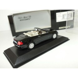 MERCEDES CLK CABRIOLET 2003 Noir MINICHAMPS 1:43