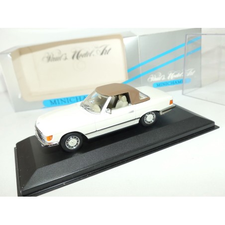 MERCEDES 350 SL CABRIOLET Blanc MINICHAMPS 1:43