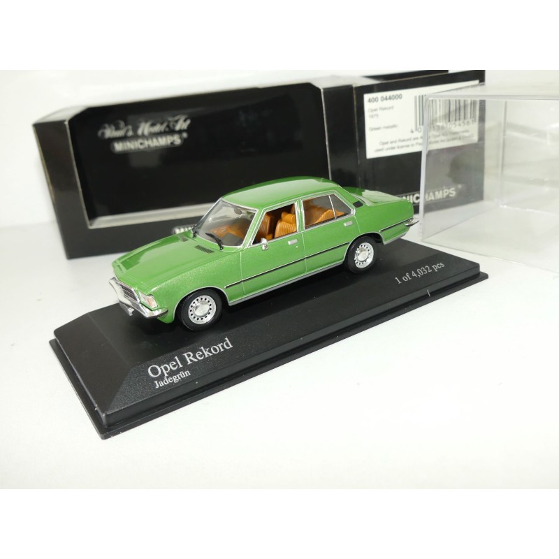 OPEL REKORD D 1975 Vert MINICHAMPS 1:43