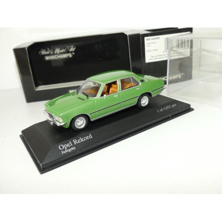 OPEL REKORD D 1975 Vert MINICHAMPS 1:43