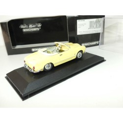 VW KARMANN GHIA CABRIOLET 1957 Jaune MINICHAMPS 1:43