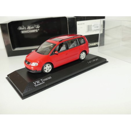 VW TOURAN I PHASE 1 2003 Rouge MINICHAMPS 1:43