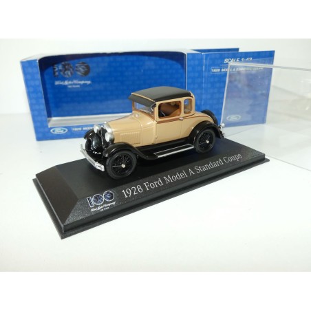 FORD MODEL A STANDARD COUPE 1928 Marron MINICHAMPS 1:43