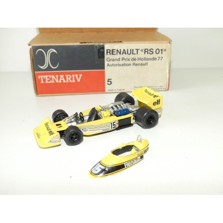 RENAULT RS01 GP DE HOLLANDE 1977 J.P. JABOUILLE KIT Monte TENARIV AMR 1:43 imperfection