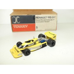 RENAULT RS01 GP DE HOLLANDE 1977 J.P. JABOUILLE KIT Monte TENARIV AMR 1:43 imperfection