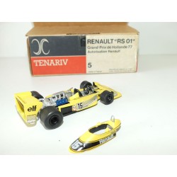 RENAULT RS01 GP DE HOLLANDE 1977 J.P. JABOUILLE KIT Monte TENARIV AMR 1:43 imperfection