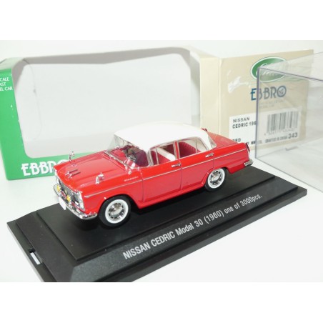 NISSAN CEDRIC 30 196O Rouge EBBRO 343 1:43