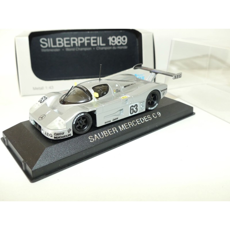 SAUBER MERCEDES C9 N°63 LE MANS 1989 MAX MODEL 1:43 1er