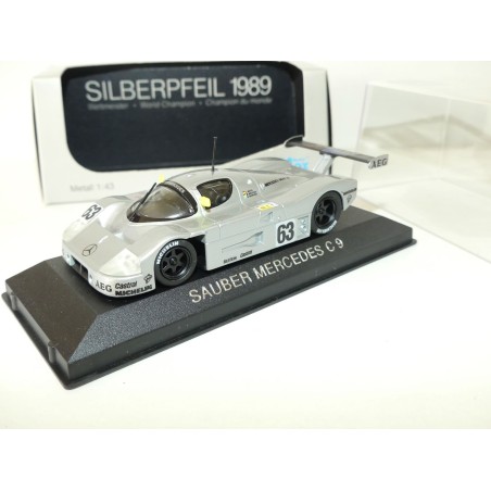SAUBER MERCEDES C9 NÂ°63 LE MANS 1989 MAX MODEL 1:43 1er