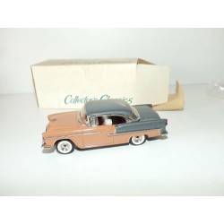 CHEVROLET 1955 HARD TOP Saumon Gris COLLECTORS CLASSICS 1:43