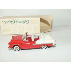 CHEVROLET 1955 CABRIOLET Rouge COLLECTORS CLASSICS 1:43