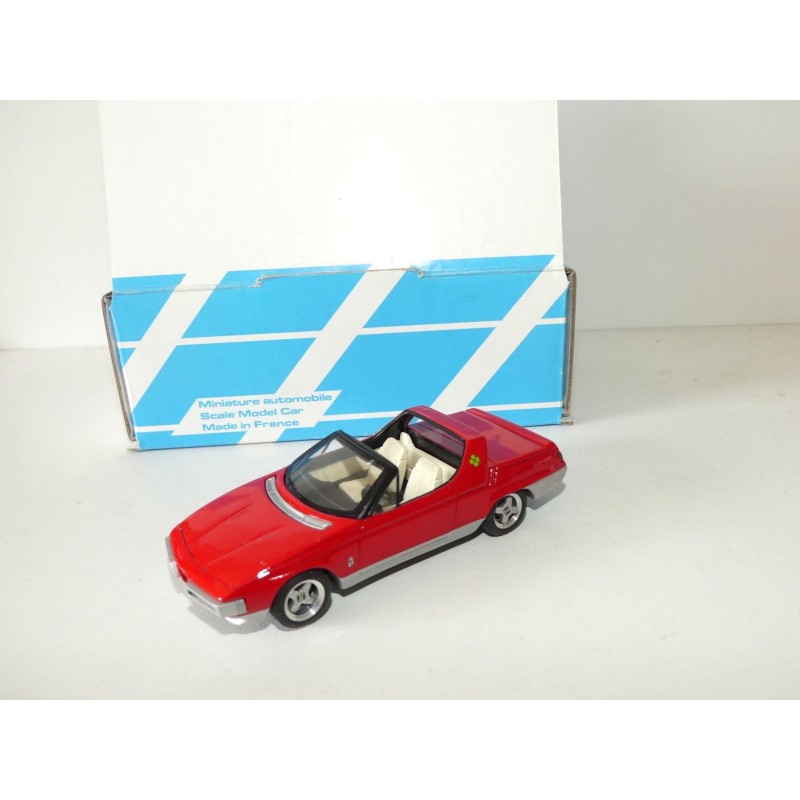 ALFA ROMEO EAGLE SPIDER PININFARINA 1975 Rouge KIT Monté ALEZAN 1:43