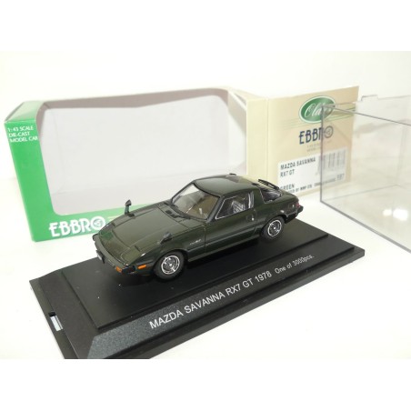 MAZDA SAVANNA RX7 GT Vert EBBRO 587 1:43