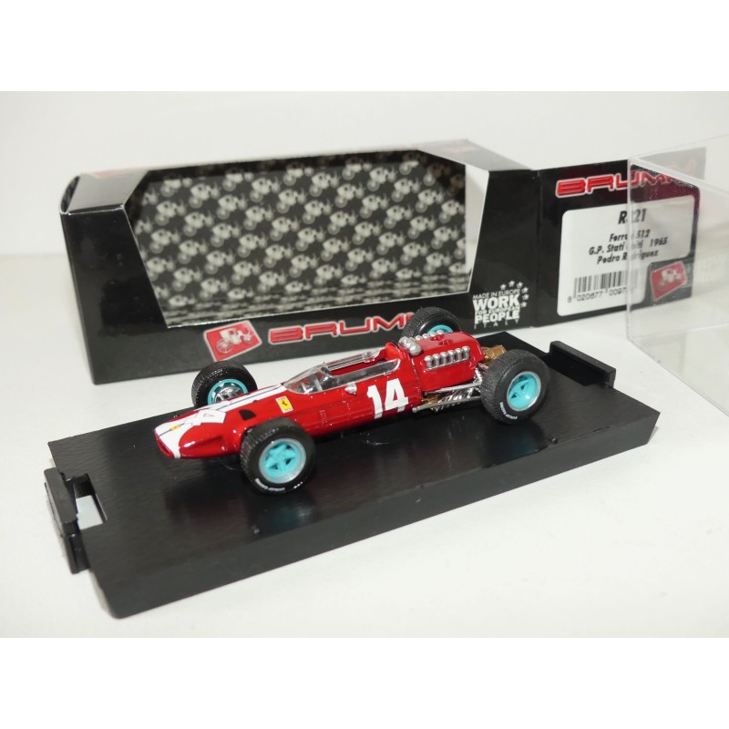 FERRARI 512 GP ETAT UNIES 1965 P. RODRIGUEZ BRUMM R321 1:43