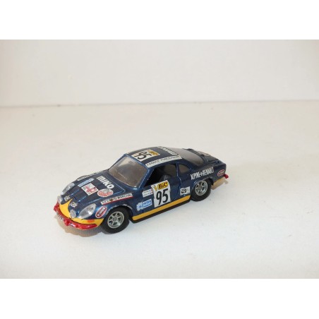 RENAULT ALPINE A110 N°95 RALLYE TOUR DE FRANCE AUTO 1972 SOLIDO 1:43 sans boite