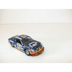 RENAULT ALPINE A110 N°95 RALLYE TOUR DE FRANCE AUTO 1972 SOLIDO 1:43 sans boite