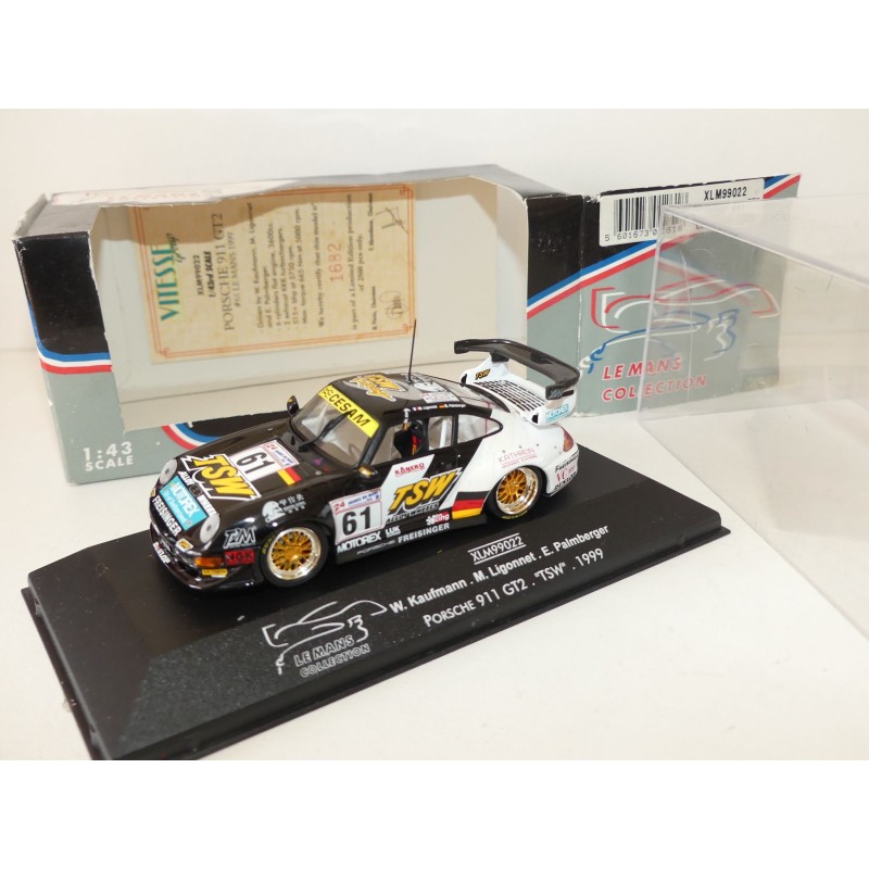 PORSCHE 911 GT2 N°64 LE MANS 1998 ONYX V98122 1:43