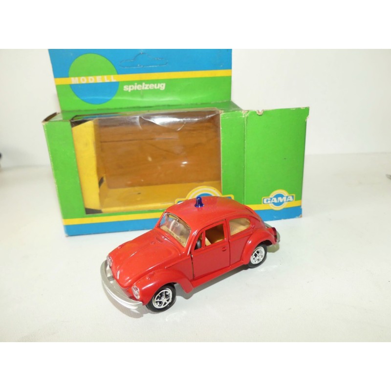 VW COCCINELLE FEUERWEHR POMPIERS GAMA 1:43