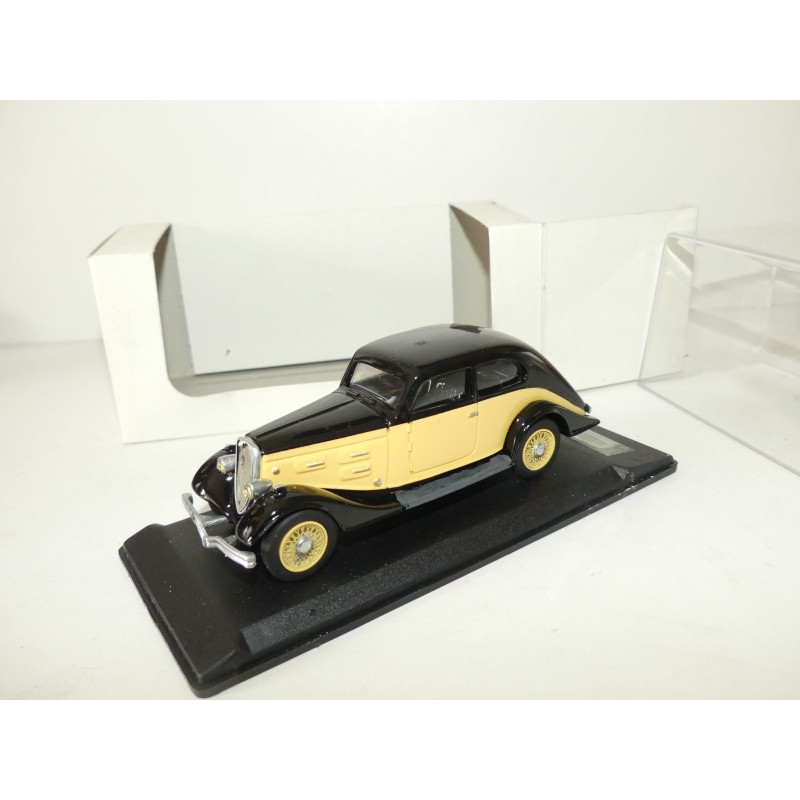 PEUGEOT 601 PROFILÉ Noir et Jaune MINIROUTE SVM 85 1:43 résine