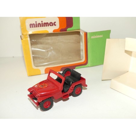 JEEP FORD 4*4 BOMBEIRO POMPIERS BRESIL MINIMAC 1:43