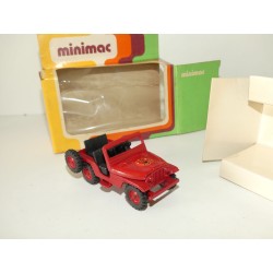 JEEP FORD 4*4 BOMBEIRO POMPIERS BRESIL MINIMAC 1:43