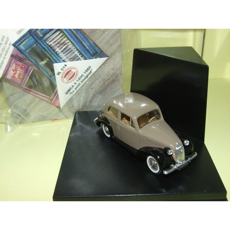 SIMCA 8 1200 1950 Le petit bougnat NOREV 1:43 avec une figurine