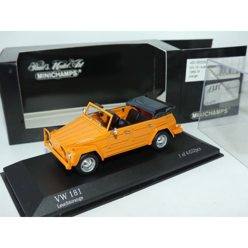 VW 181 KUEBELWAGEN 1969-79 Orange MINICHAMPS 1:43