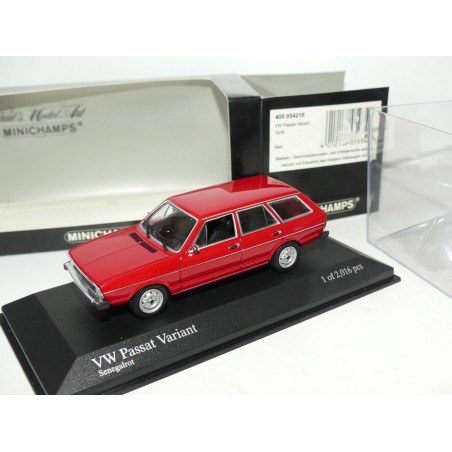 VW PASSAT VARIANT B1 1974 Rouge MINICHAMPS 1:43