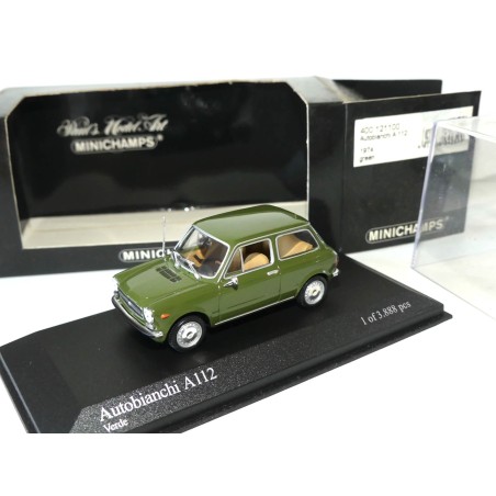 AUTOBIANCHI A112 ABARTH 1974 Rouge MINICHAMPS 1:43