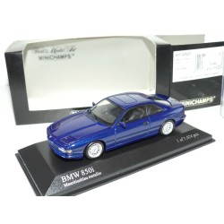 BMW 850 i 1991 Bleu MINICHAMPS 1:43