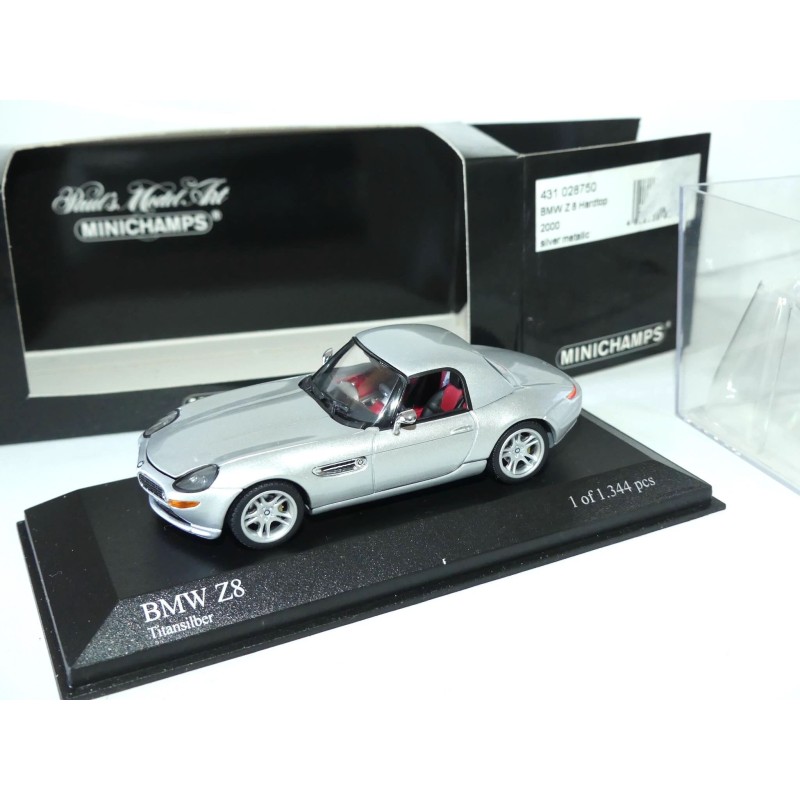 BMW Z8 HARDTOP 2000 Gris MINICHAMPS 1:43