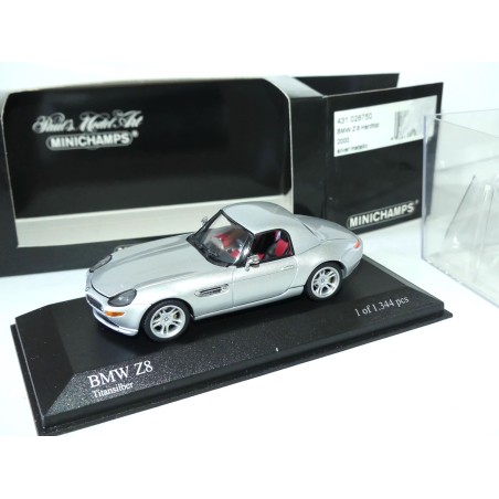 BMW Z8 HARDTOP 2000 Gris MINICHAMPS 1:43