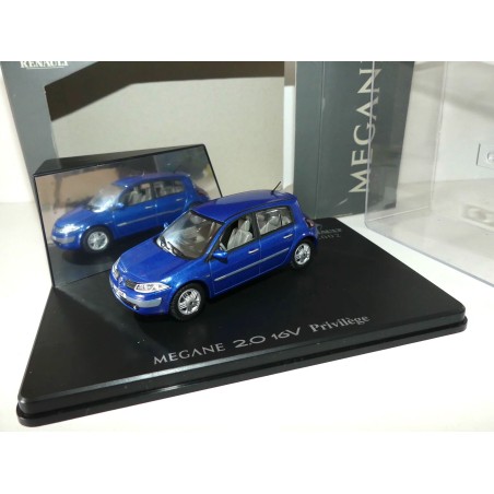 RENAULT MEGANE II Phase 1 LUXE PRIVILEGE 2.0 2002 Bleu ELIGOR 1:43