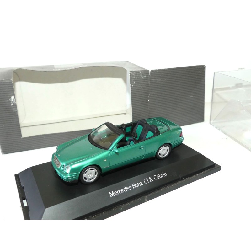 MERCEDES CLK CABRIOLET W208 Vert HERPA 1:43