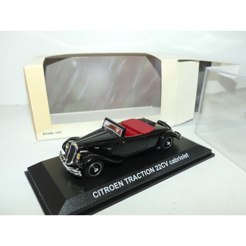 CITROEN TRACTION 22CV ROADSTER Noir NOREV 1:43