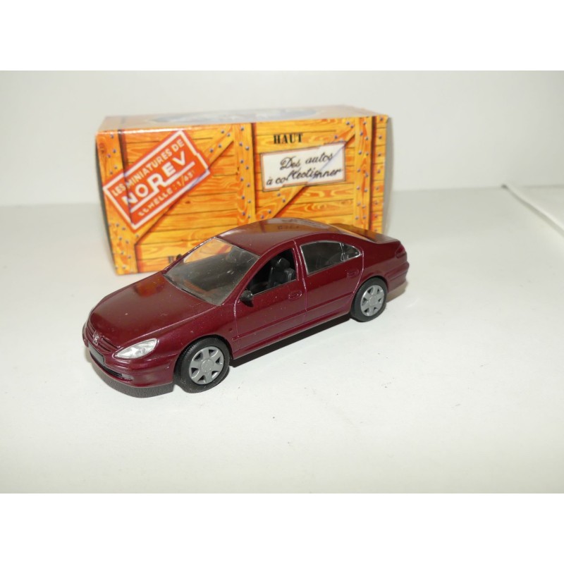 PEUGEOT 607 2000 Bordeaux NOREV 1:43 boite carton