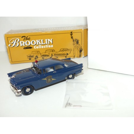 FORD MAINLINE 2DR MICHIGAN STATE POLICE 1956 BROOKLIN MODELS 1:43