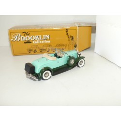 STUDEBAKER PRESIDENT ROADSTER TWO TONE GREEN 1931 BROOKLIN MODELS 1:43