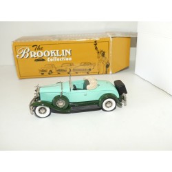 STUDEBAKER PRESIDENT ROADSTER TWO TONE GREEN 1931 BROOKLIN MODELS 1:43
