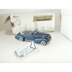 CADILLAC SIXTY SPECIAL CONVERTIBLE SEDAN 1938 Bleu BROOKLIN MODELS 1:43