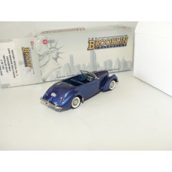 GRAHAM HOLLYWOOD CONVERTIBLE 1940 Bleu BROOKLIN MODELS 1:43