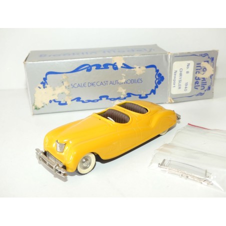 CHRYSLER NEWPORT 1940 Jaune BROOKLIN MODELS 1:43