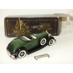 PACKARD CLIGHT 8 CONVERTIBLE COUPE 1932 BROOKLIN MODELS 1:43